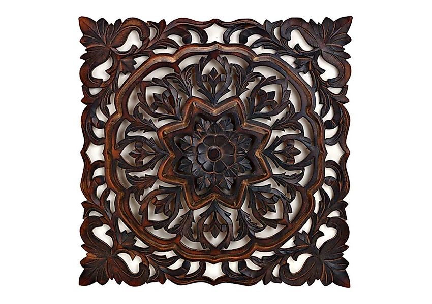 Bali-Homedecor Wanddekoobjekt Wandhänger Blumendekor 3D aus günstig online kaufen