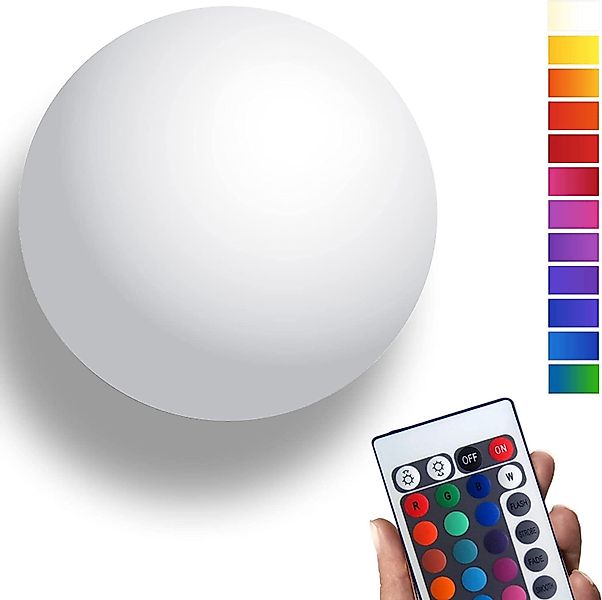 @tec Gartenleuchte Kabellose LED Kugellampe, Outdoor, günstig online kaufen
