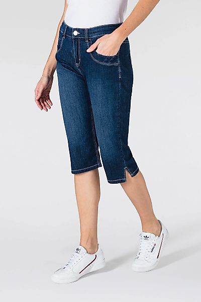 MAC Caprijeans "CAPRI", Eingelegte Zierfalten am Saum günstig online kaufen