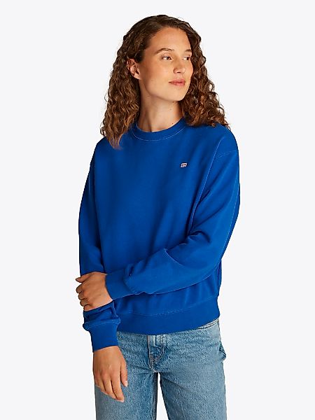 Tommy Hilfiger Sweatshirt "REG CONTRAST FLAG SWEATSHIRT", mit Logo-Flag günstig online kaufen