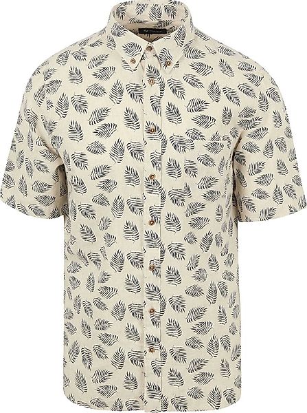 Suitable Short Sleeve Hemd Leinen Sheng Blau - Größe M günstig online kaufen