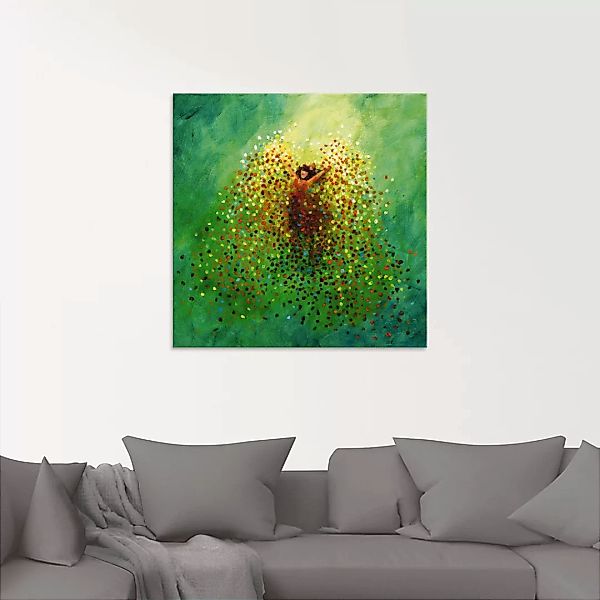 Artland Glasbild »Sich selbst feiern«, Frau, (1 St.), in verschiedenen Größ günstig online kaufen