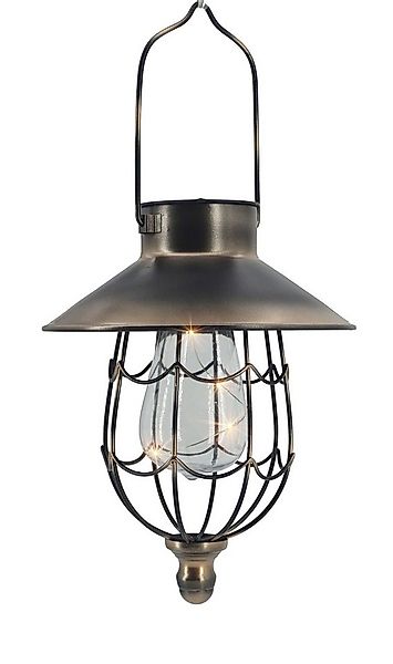 abc HOME LED-Hängeleuchte Laterne, LEDs, Solarpanel, Lichtsensor, LED fest günstig online kaufen
