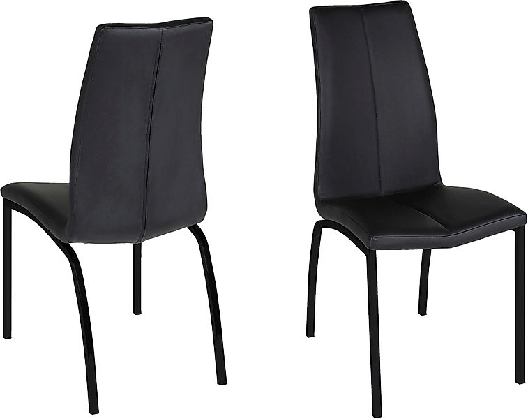 ACTONA GROUP Esszimmerstuhl »Alois«, (Set), 4 St., Kunstleder, mit einer sc günstig online kaufen
