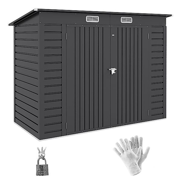 Outsunny Gerätehaus 2,7 m² Geräteschuppen mit günstig online kaufen