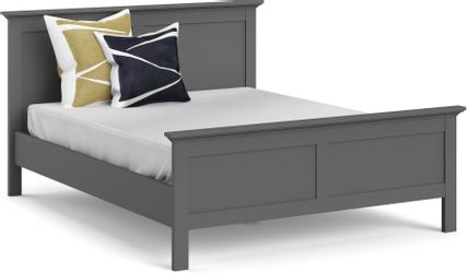 Home affaire Bett "Paris Bettgestell, Doppelbett," mit Kassetten-Optik an K günstig online kaufen