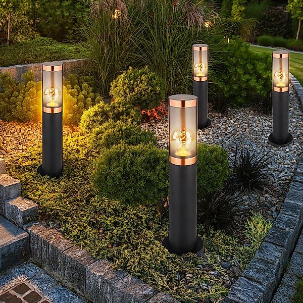 GLOBO LIGHTING Außen-Stehlampe, Leuchtmittel nicht inklusive, günstig online kaufen