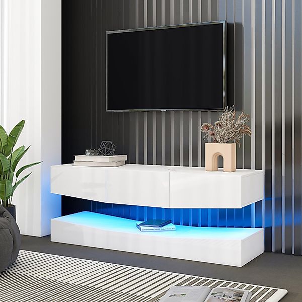 HAUSS SPOLE TV-Schrank mit LED-Beleuchtung TV günstig online kaufen