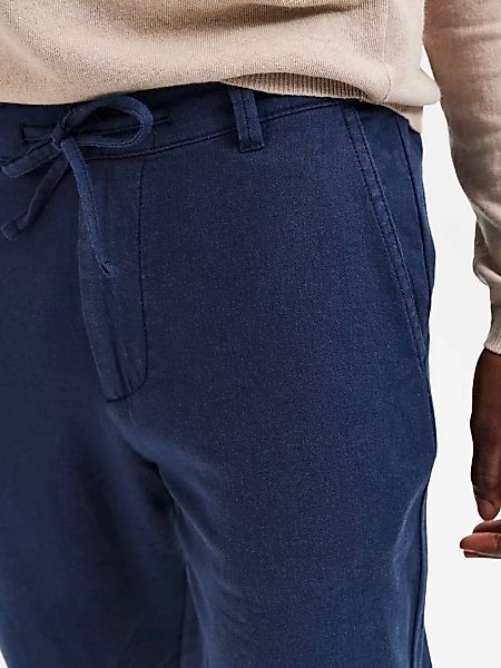 Selected Herren Chino Hose SLHCOMFORT-BRODY LINEN Comfort Fit günstig online kaufen