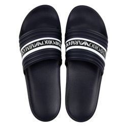 Emporio Armani Badeschuh Badepantolette mit Logoband günstig online kaufen