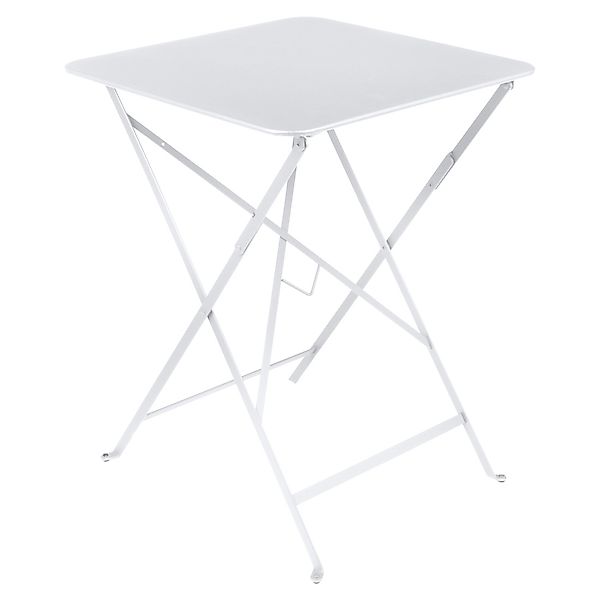 Bistro Klapptisch Rechteckig 57x57 Baumwollweiß günstig online kaufen