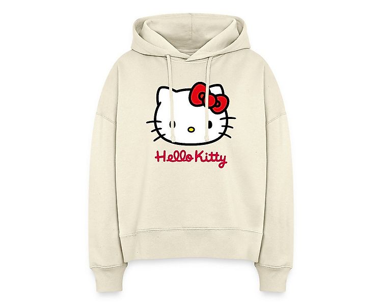 Spreadshirt Hoodie Hello Kitty Klassisch Mit Schriftzug Frauen Boxy Organic günstig online kaufen