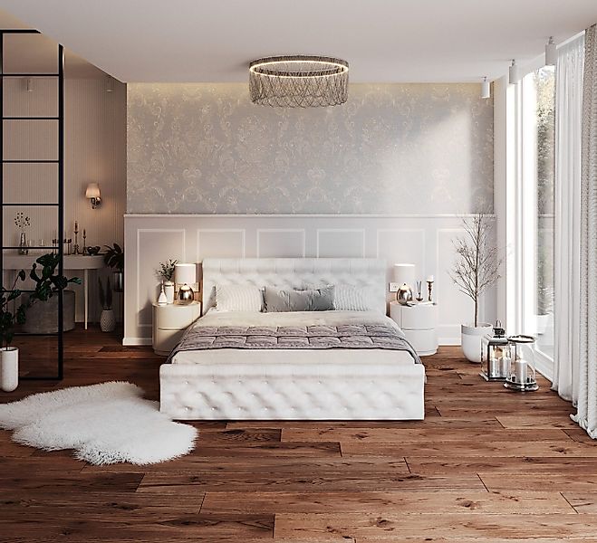 thematys Polsterbett aus Velours 90x200, 120x200, 140x200, 160x200, 180x200 günstig online kaufen