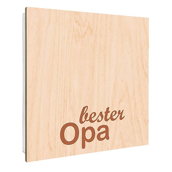 Banjado Großer Schlüsselbox Holz 30x30cm Weiß Scharnier Rechts 50 Haken Sch günstig online kaufen