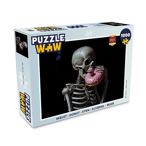 MuchoWow Puzzle Skelett - Donut - günstig online kaufen