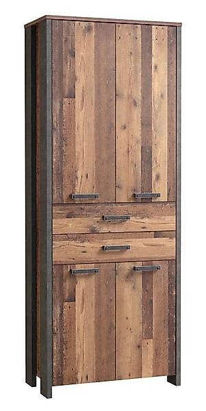 FORTE Aktenschrank "Clif" Mehrzweckschrank im Industriestil, Breite 86 cm x günstig online kaufen