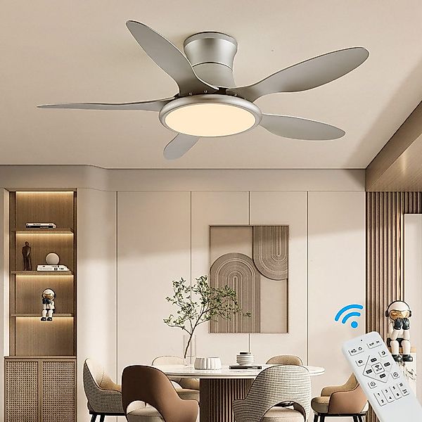 Eurotondisplay Deckenventilator Deckenventilator LED Beleuchtung 6 günstig online kaufen