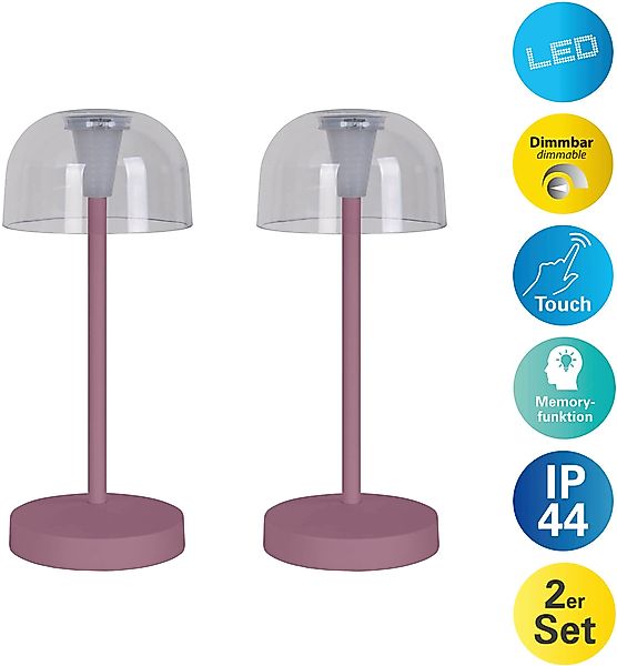 näve LED Tischleuchte Gomba 18,5 cm, günstig online kaufen