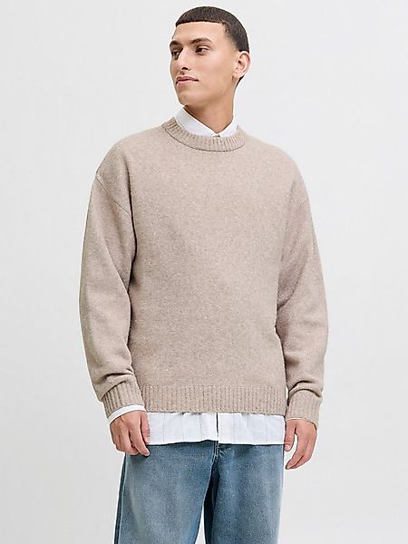 Jack & Jones Rundhalspullover JJESOHO OLLIE KNIT CREW NECK SN Materialmix, günstig online kaufen