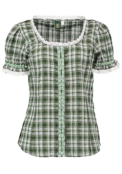 OS Trachten Trachtenbluse Ulama Damen Kurzarmbluse günstig online kaufen