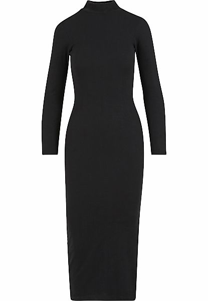 URBAN CLASSICS Shirtkleid "Urban Classics Ladies Rib Longlseeve Mockneck Dr günstig online kaufen