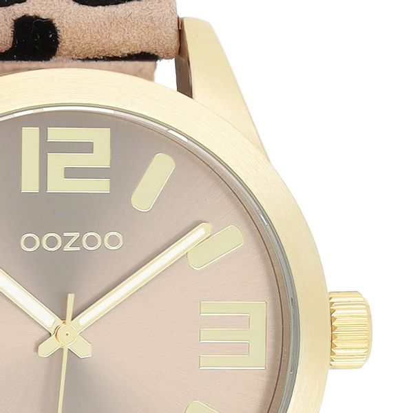 OOZOO Quarzuhr Oozoo Damen Armbanduhr beige günstig online kaufen