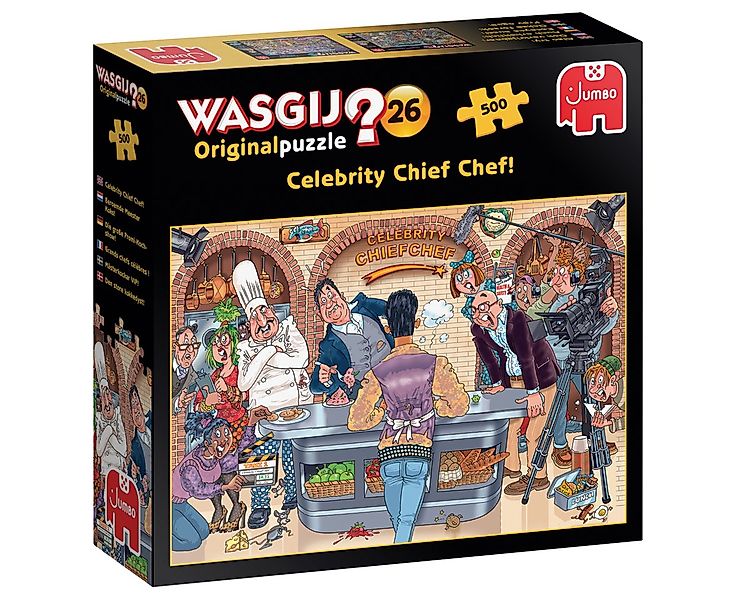 Jumbo Spiele Puzzle Wasgij Original 26 Die große Promi-Kochshow! 500 Teile günstig online kaufen