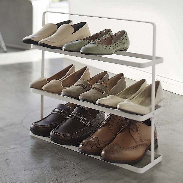 Yamazaki Schuhregal "Tower" aus Metall, schmal, tragbar 50x46x14cm, Schuhst günstig online kaufen