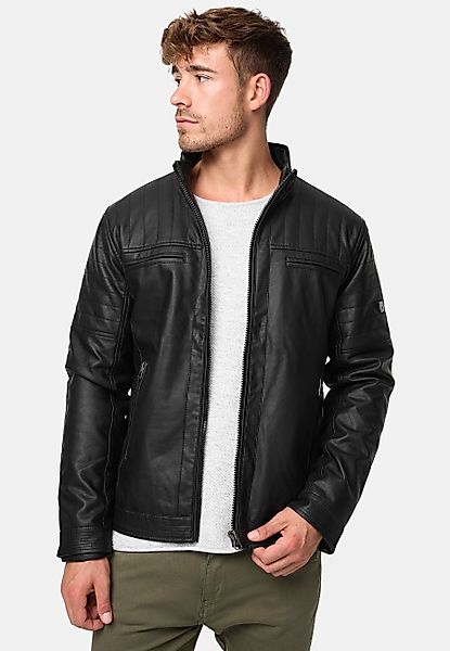 Indicode Lederimitatjacke Herren Brook Übergangsjacke Herrenjacke günstig online kaufen