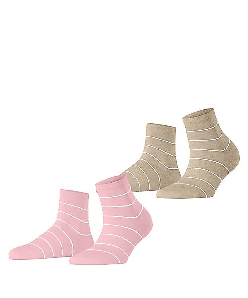 Esprit Kurzsocken Fine Line 2-Pack (2-Paar) günstig online kaufen