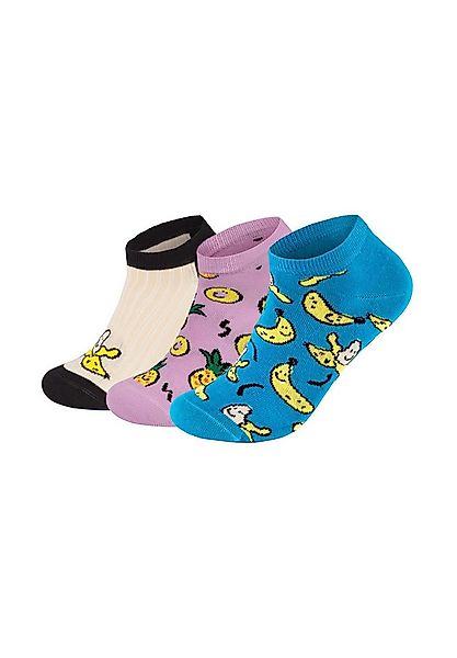 Happy Socks Basicsocken 3-Pack Low Fruit Socks Aus weicher Baumwolle günstig online kaufen