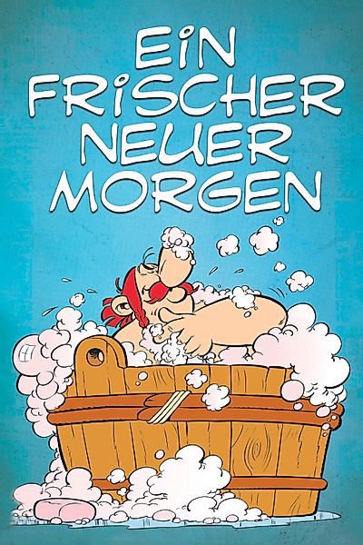 LuckyLinde Leinwandbild "Obelix Ein frischer neuer Morgen" Fantasy  Figuren günstig online kaufen