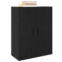 vidaXL Hängeschrank Wandschrank Schwarz 69.5 x günstig online kaufen