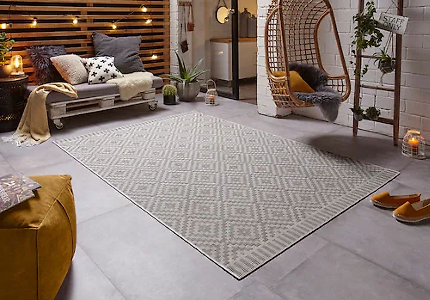 HANSE Home Teppich »Breeze«, rechteckig, 8 mm Höhe, In-& Outdoor, Wetterfes günstig online kaufen