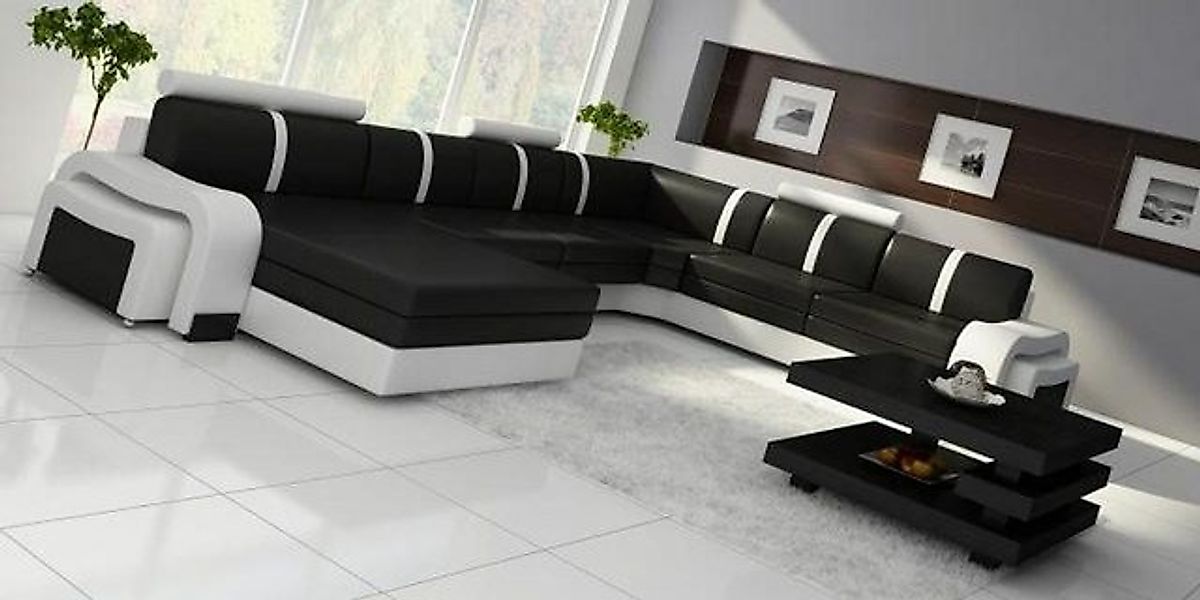 JVmoebel Ecksofa Ecksofa Eckcouch NEU Wohnlandschaft Sofa Polster Ledersofa günstig online kaufen