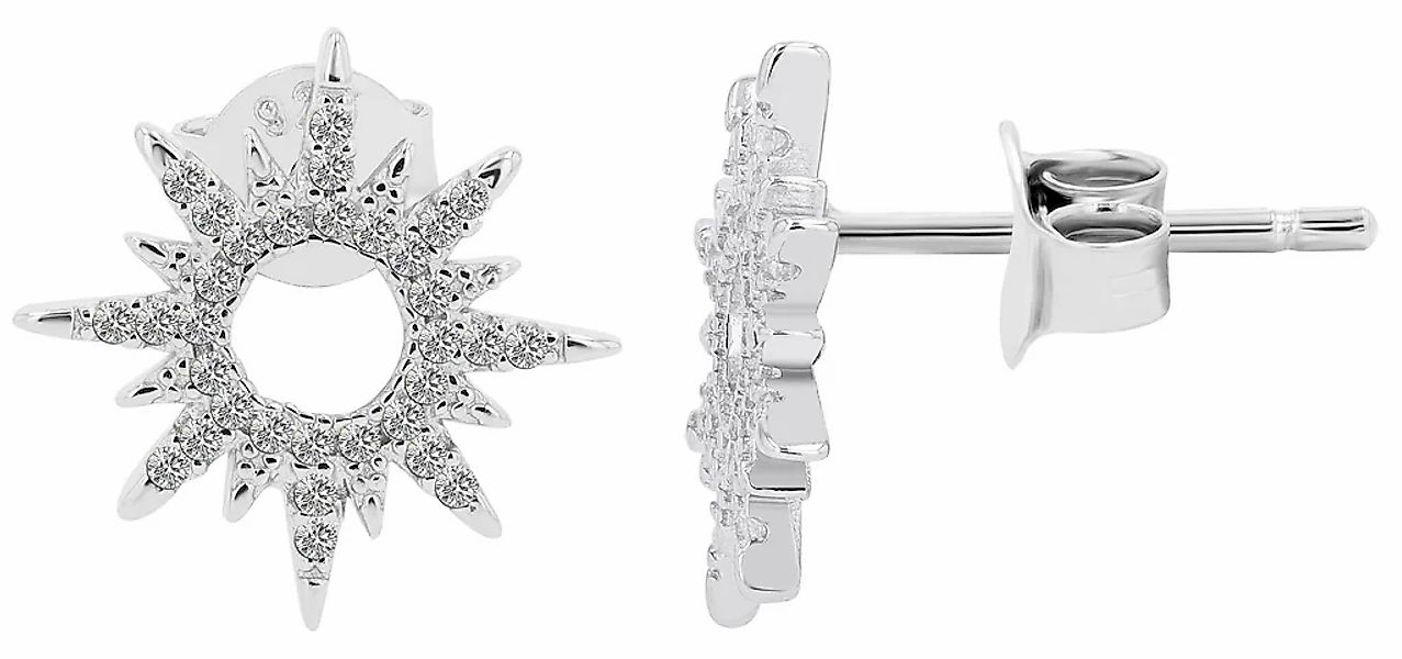 Adelia´s Paar Ohrhänger "Damen Ohrringe – Ohrstecker aus 925 Silber mit Zir günstig online kaufen