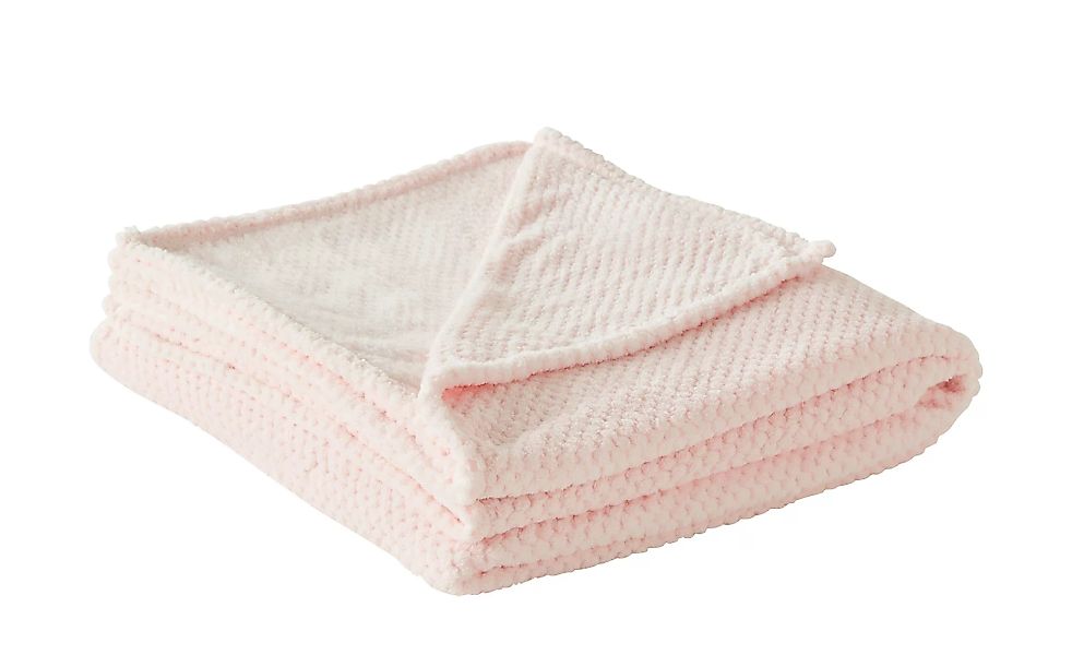 LAVIDA Coralfleece Decke - rosa/pink - 100% Polyester, Polyester - 220 cm - günstig online kaufen