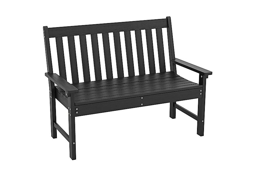KOMFOTTEU Gartenbank 2-Sitzer Terrassenbank, wasserdicht, aus HDPE günstig online kaufen