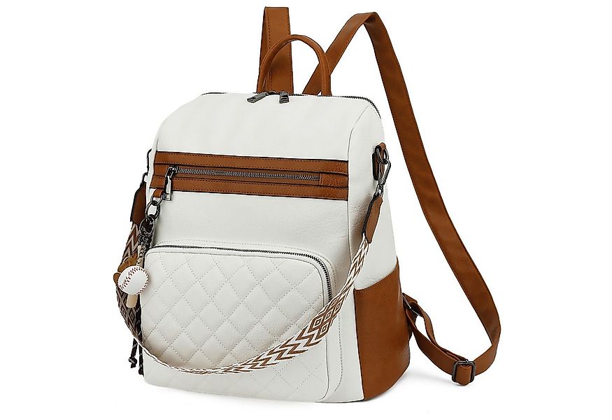 TAN.TOMI Cityrucksack Damen Rucksack Wasserdicht Anti-Diebstahl PU Mode Rei günstig online kaufen