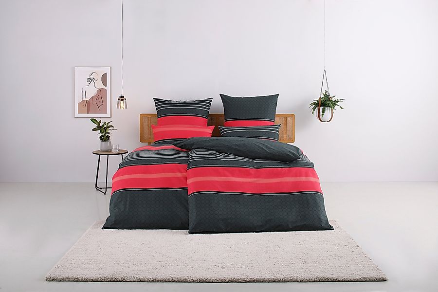 my home Bettwäsche Circle, Linon, 2 günstig online kaufen