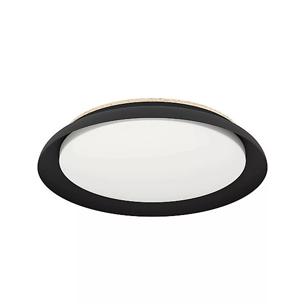 LED-Deckenleuchte Penjamo Ø 46,5cm, schwarz günstig online kaufen