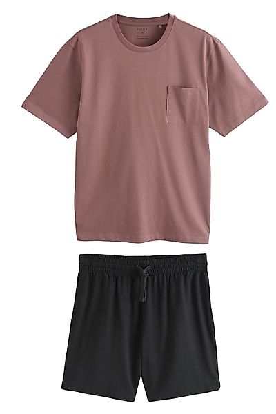 Next Pyjama Jersey-Pyjamashorts im Set (2 günstig online kaufen