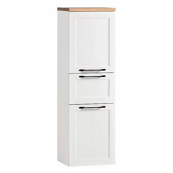 Held Möbel Midischrank Padua 40 cm matt Weiß-Weiß günstig online kaufen