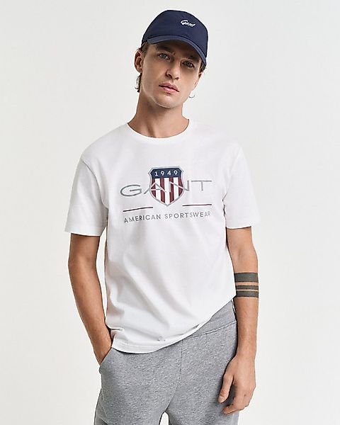 Gant T-Shirt REG ARCHIVE SHIELD SS T-SHIRT mit Logodruck auf der Brust günstig online kaufen