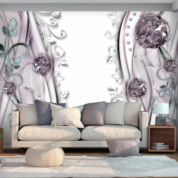 artgeist Fototapete Crystal Curtain (Violet) mehrfarbig Gr. 400 x 280 günstig online kaufen