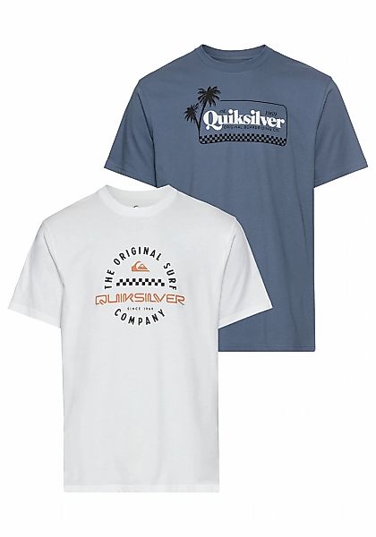 Quiksilver T-Shirt "POST IT ROKELIA SHORT SLEEVE PACK YM" 2 Stk. tlg. Doppe günstig online kaufen