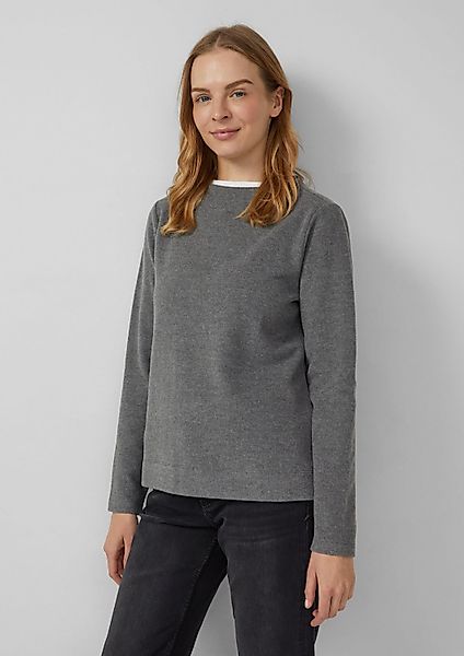 s.Oliver Sweatshirt Sweatshirt Weiches Sweatshirt mit günstig online kaufen