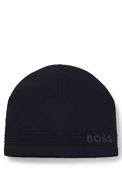 BOSS GREEN Beanie Afleece Beanie X mit gummiertem Logo günstig online kaufen