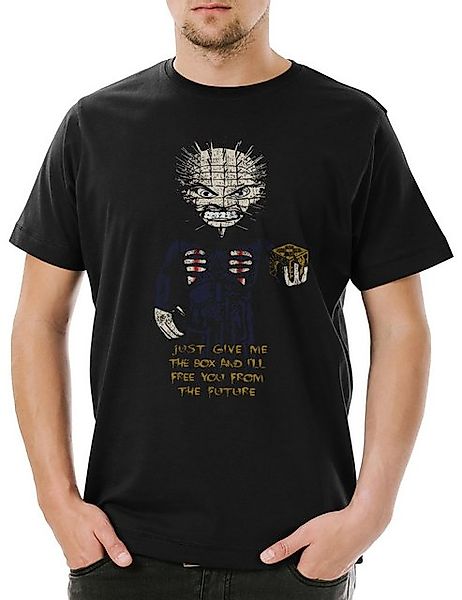 Urban Backwoods Print-Shirt Give Me The Box Herren T-Shirt Cenobite Hellrai günstig online kaufen