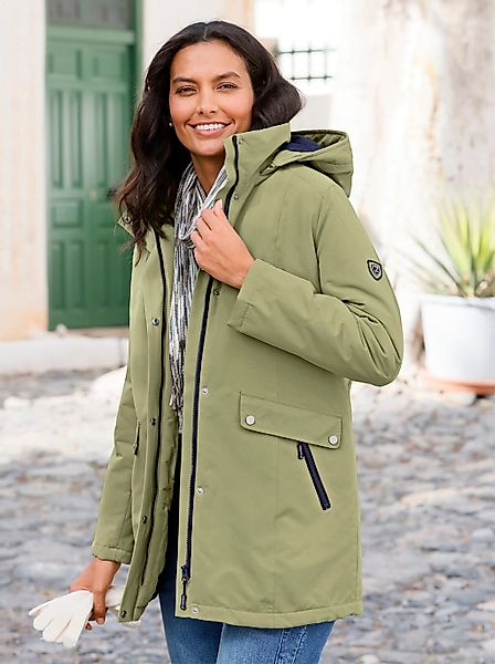 Casual Looks Langjacke, mit Kapuze günstig online kaufen